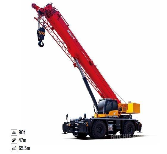Sany SRE900 / 90 tons Rabljene dizalice za težak teren