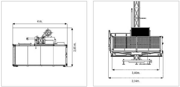 Camac ECP-1500 Vertikalne radne podizne platforme