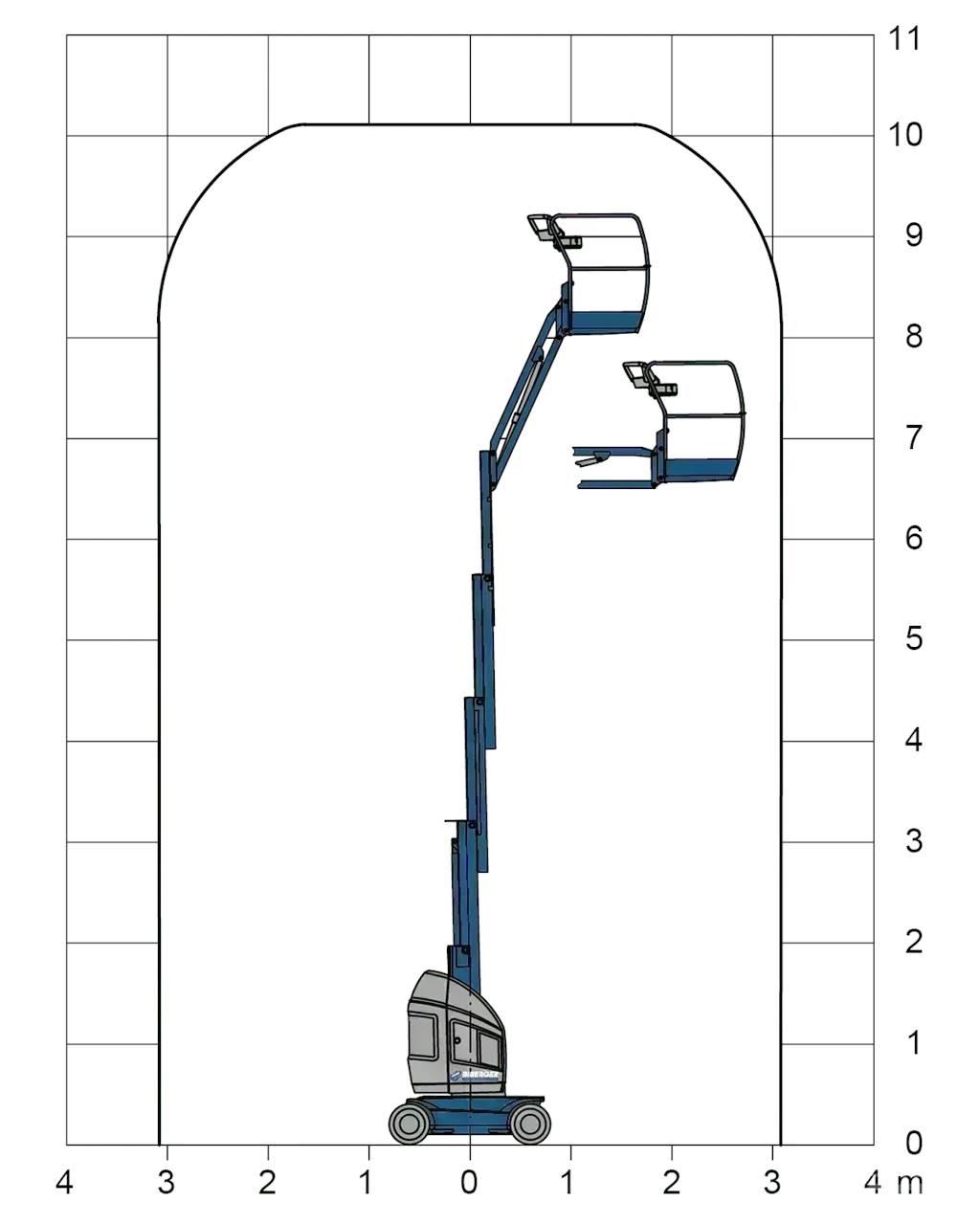 JLG Toucan 10E-L Zglobne podizne platforme