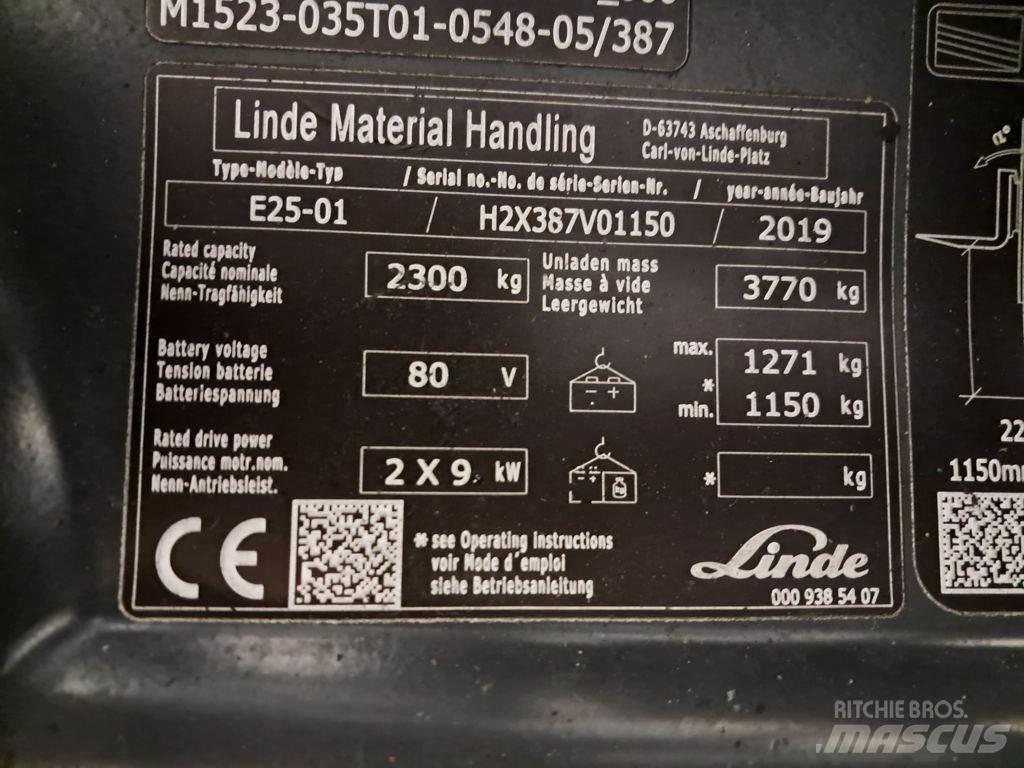 Linde E25-01 Električni viličari