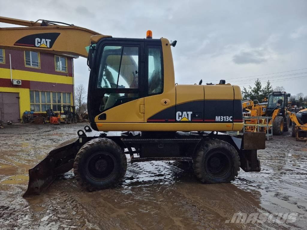 CAT M 313 C Bageri na kotačima