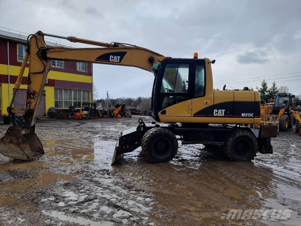 CAT M 313 C Bageri na kotačima