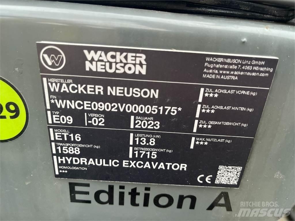 Wacker ET 16 Mini bageri <7t