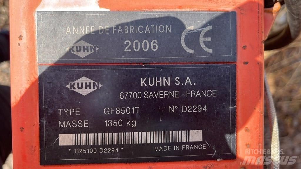 Kuhn GF 8501 T Okretači i sakupljači sijena