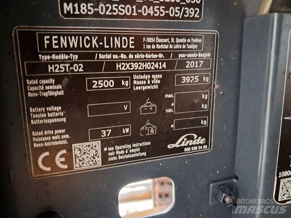Linde H25T-02 Plinski viličari