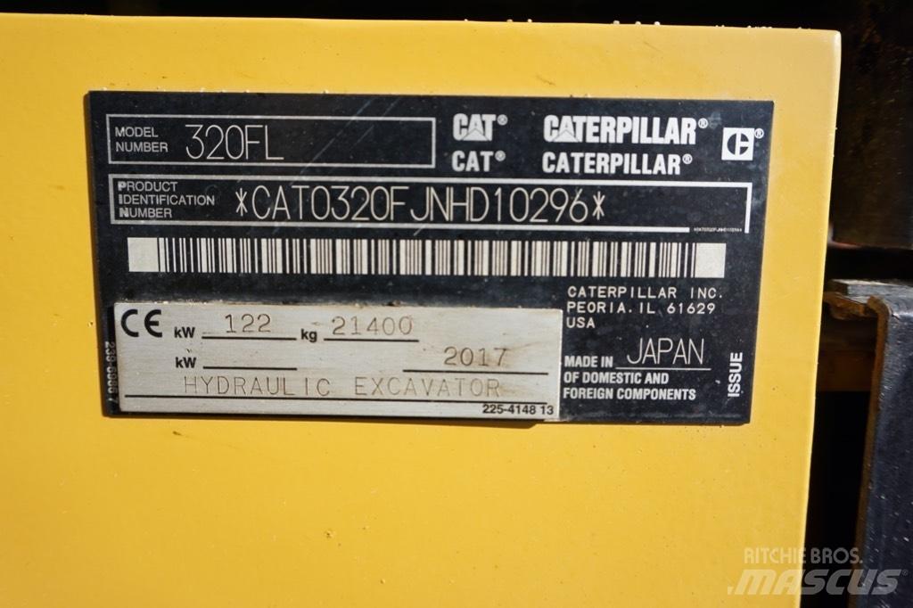 CAT 320 FL Bageri gusjeničari