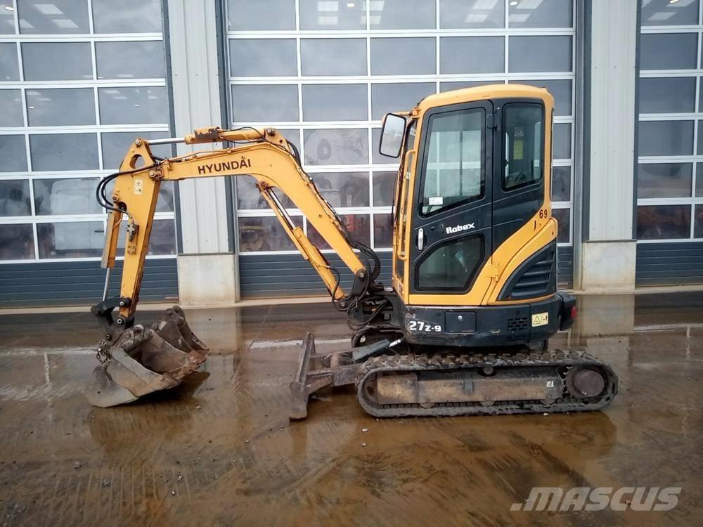Hyundai Robex 27Z-9 Mini bageri <7t
