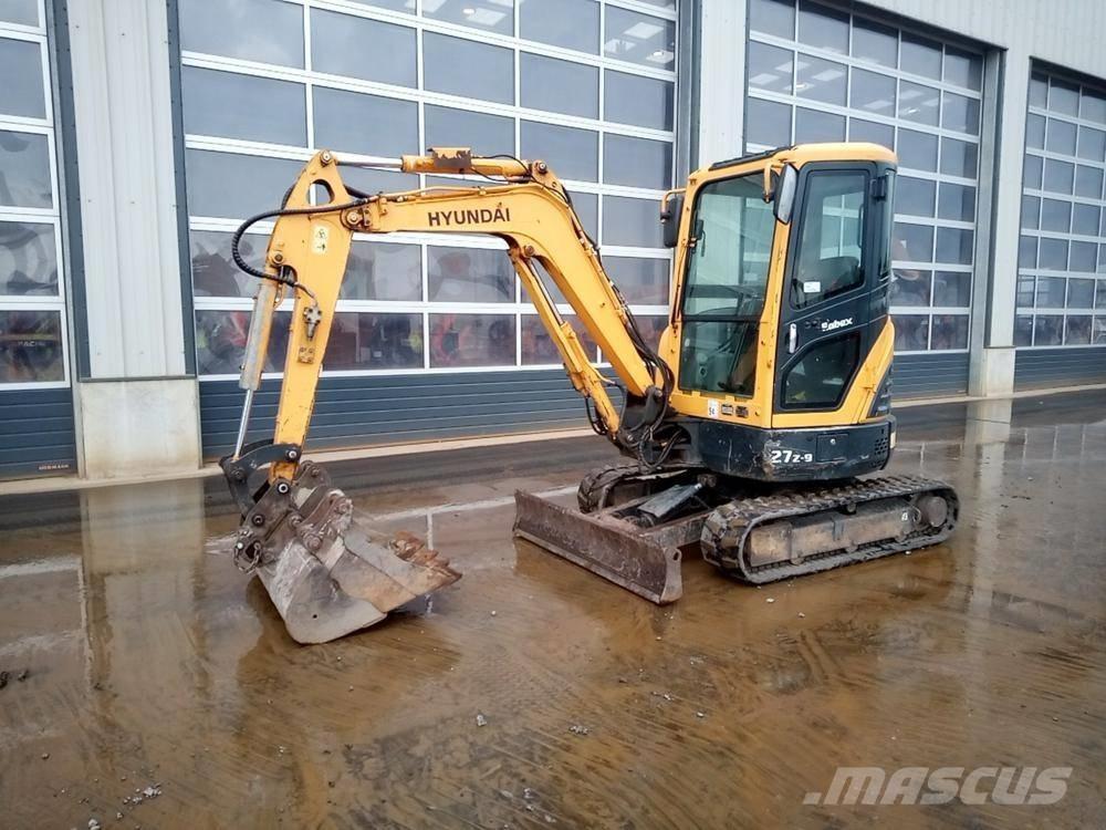 Hyundai Robex 27Z-9 Mini bageri <7t