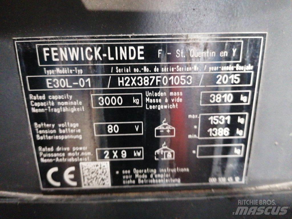 Linde E30L-01 Električni viličari