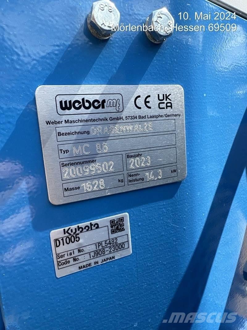 Weber MC85 Valjci