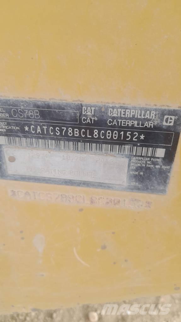 CAT CS 78 B Valjci sa jednim bubnjem