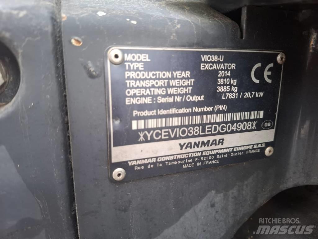Yanmar Vio 38-U Mini bageri <7t