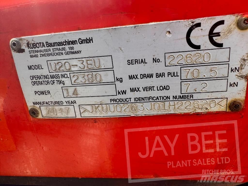Kubota U 20-3 Mini bageri <7t
