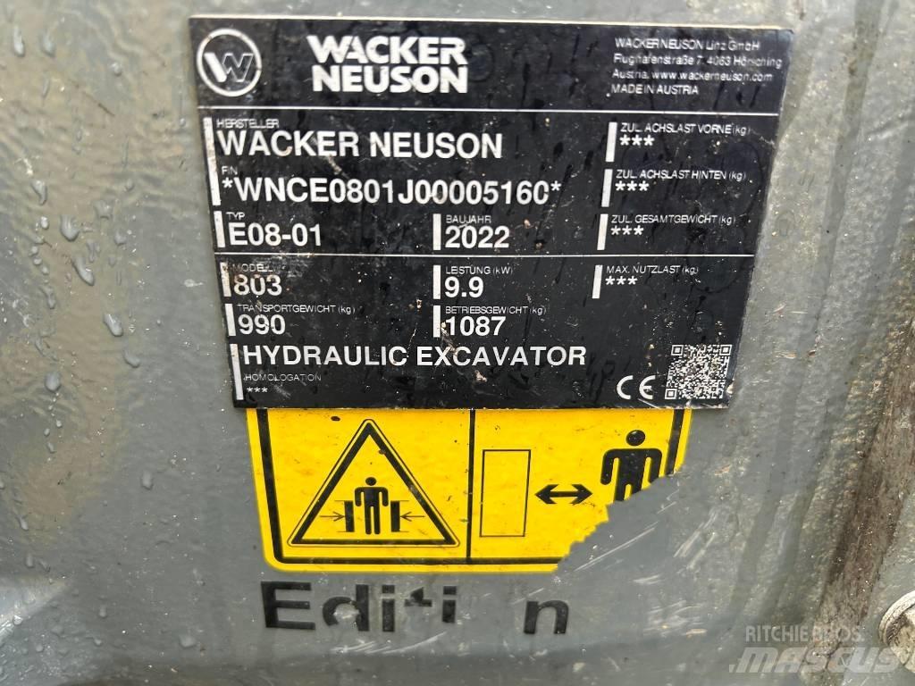 Wacker Neuson 803 Bageri gusjeničari