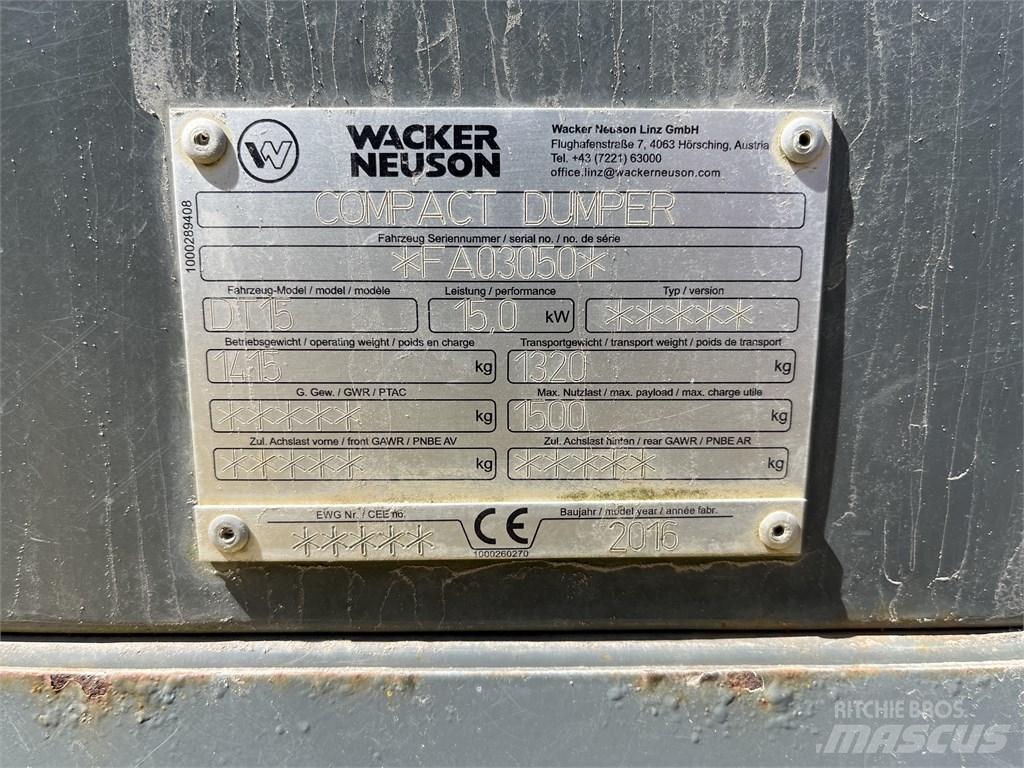 Wacker Neuson DT 15 Demperi za gradilišta