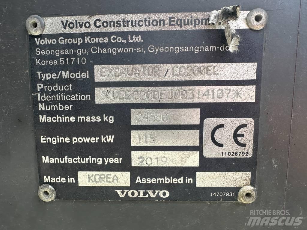 Volvo EC 200 EL Bageri gusjeničari