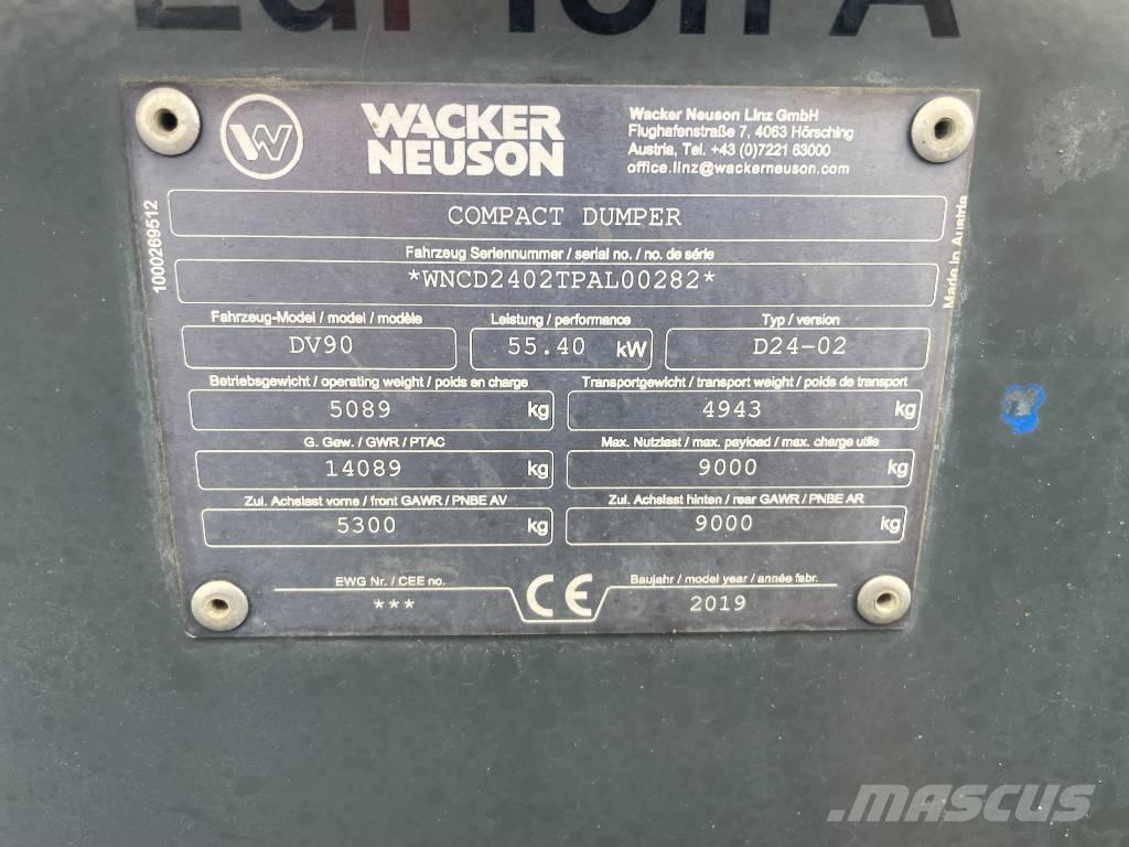 Wacker Neuson DV 90 Demperi za gradilišta