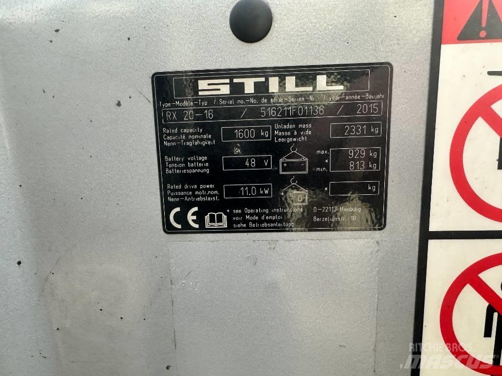 Still RX20-15 Električni viličari