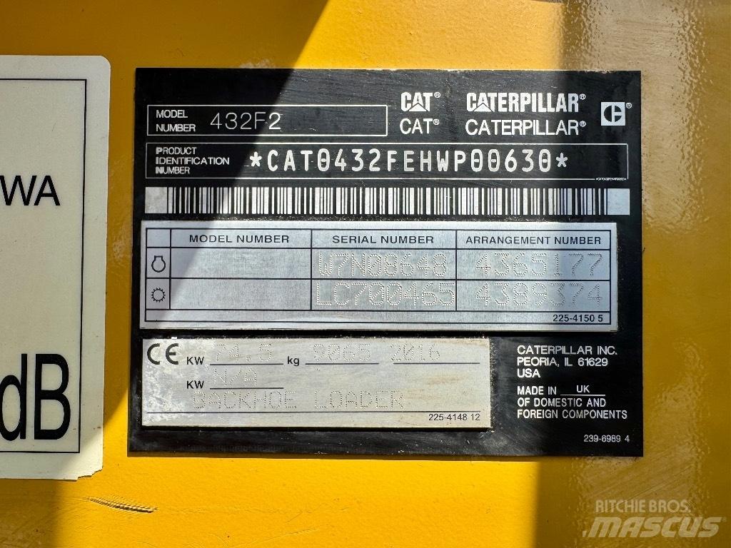 CAT 432F2 Utovarni rovokopači