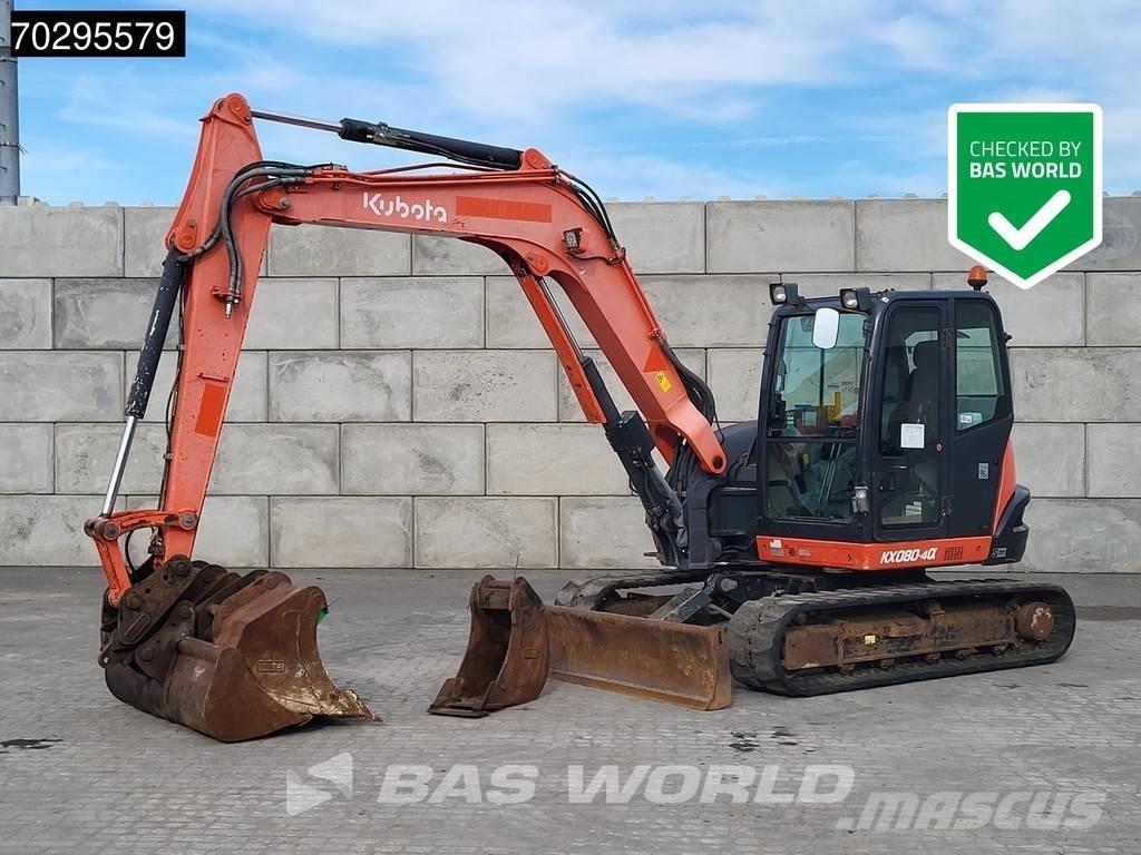 Kubota KX080-4a Mini bageri <7t