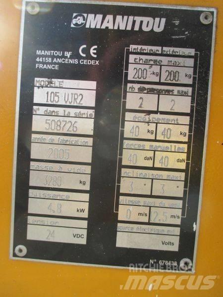 Manitou 105 VJR 2 Vertikalne radne podizne platforme