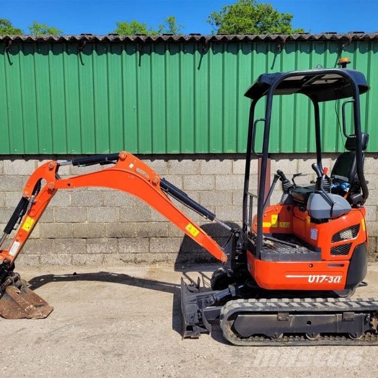 Kubota U17-3a Mini bageri <7t