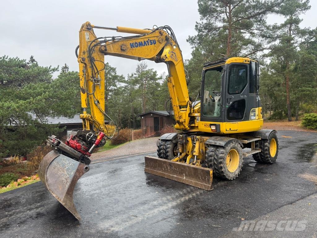 Komatsu PW 98 MR-6 Bageri na kotačima