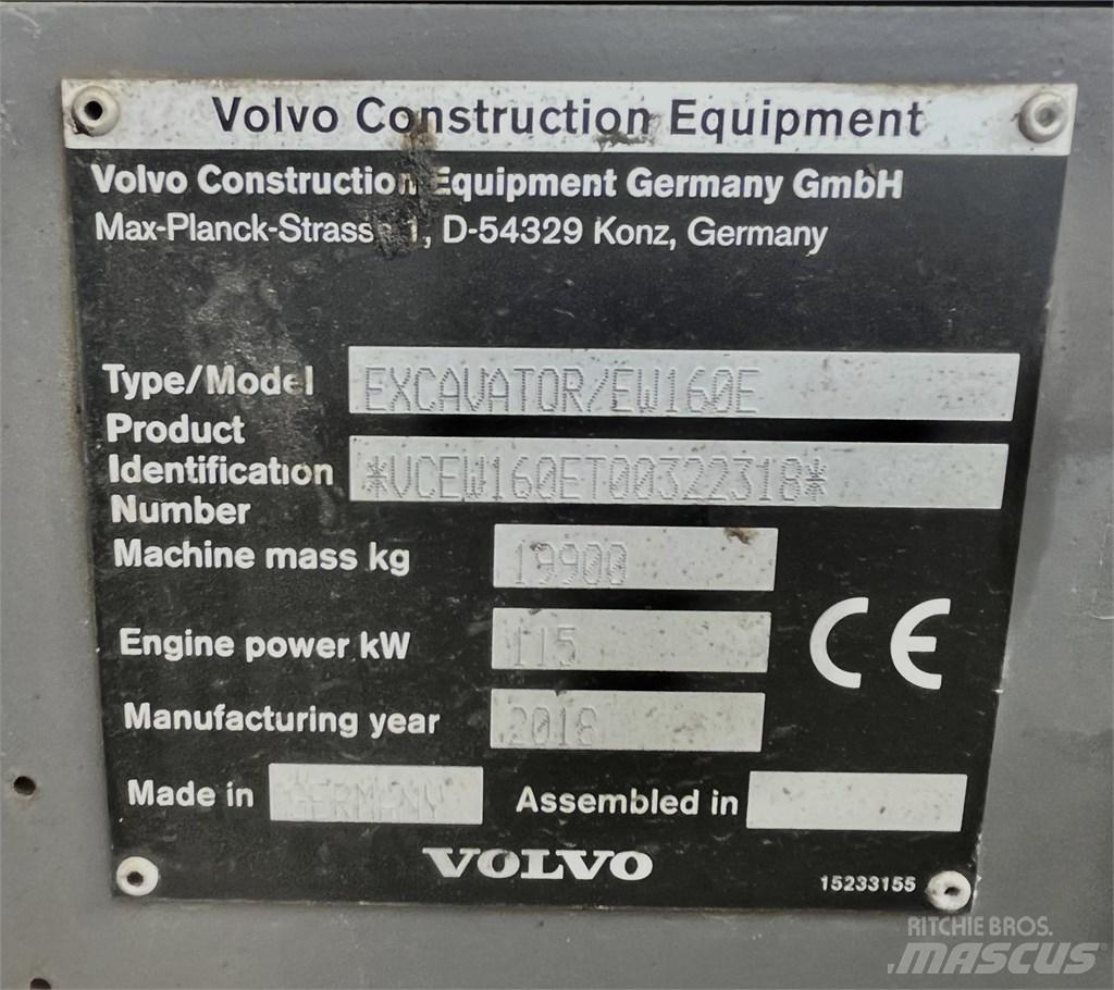 Volvo EW 160 E Bageri na kotačima