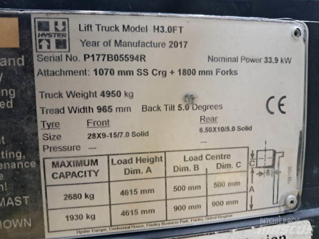 Hyster H3.0FT Električni viličari