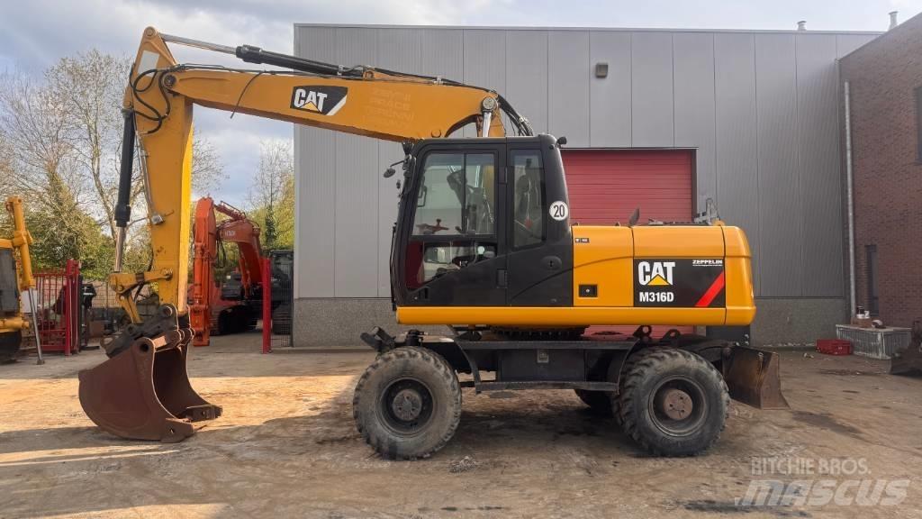 CAT M 316 D Bageri na kotačima