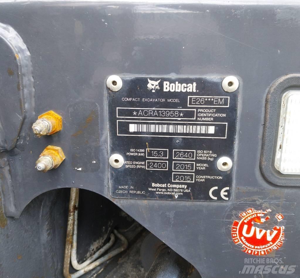 Bobcat E 26 Mini bageri <7t
