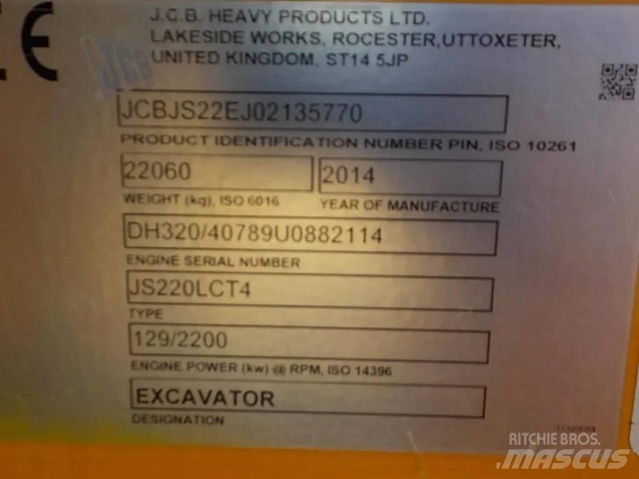 JCB JS220LC Bageri gusjeničari