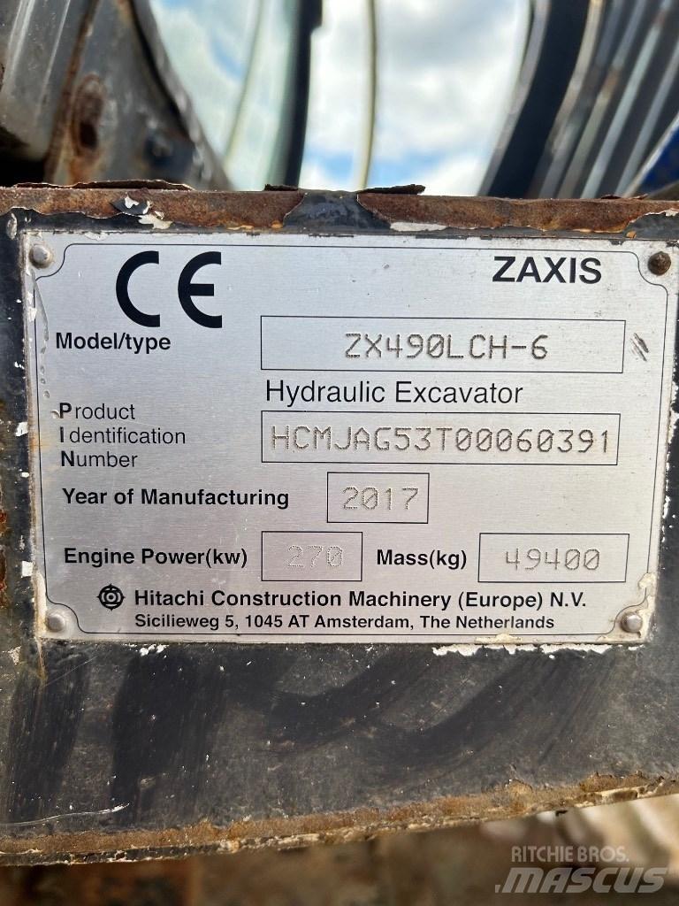 Hitachi 490 LCH-6 Bageri gusjeničari