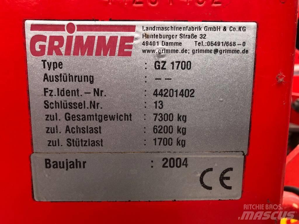 Grimme GZ 1700 Skupljači i kopači krumpira
