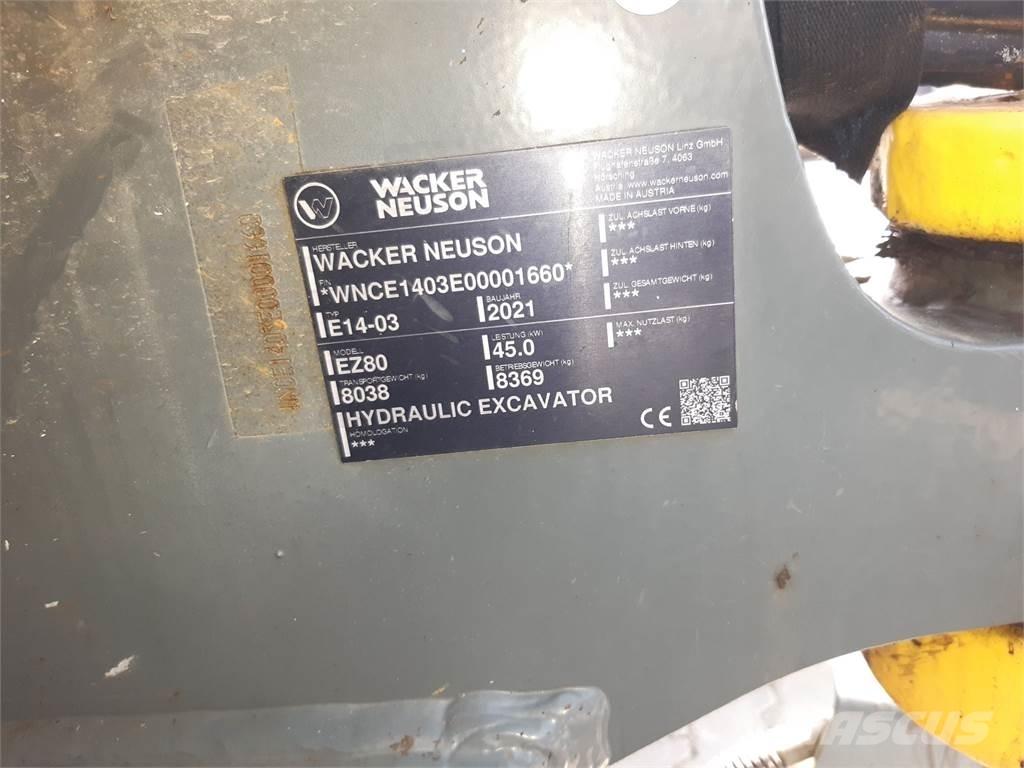 Wacker Neuson EZ80 Bageri gusjeničari