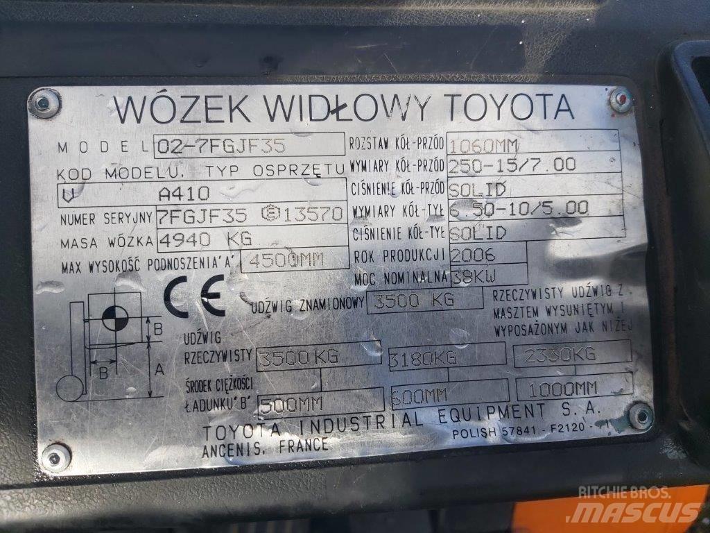 Toyota 7FG35 Plinski viličari