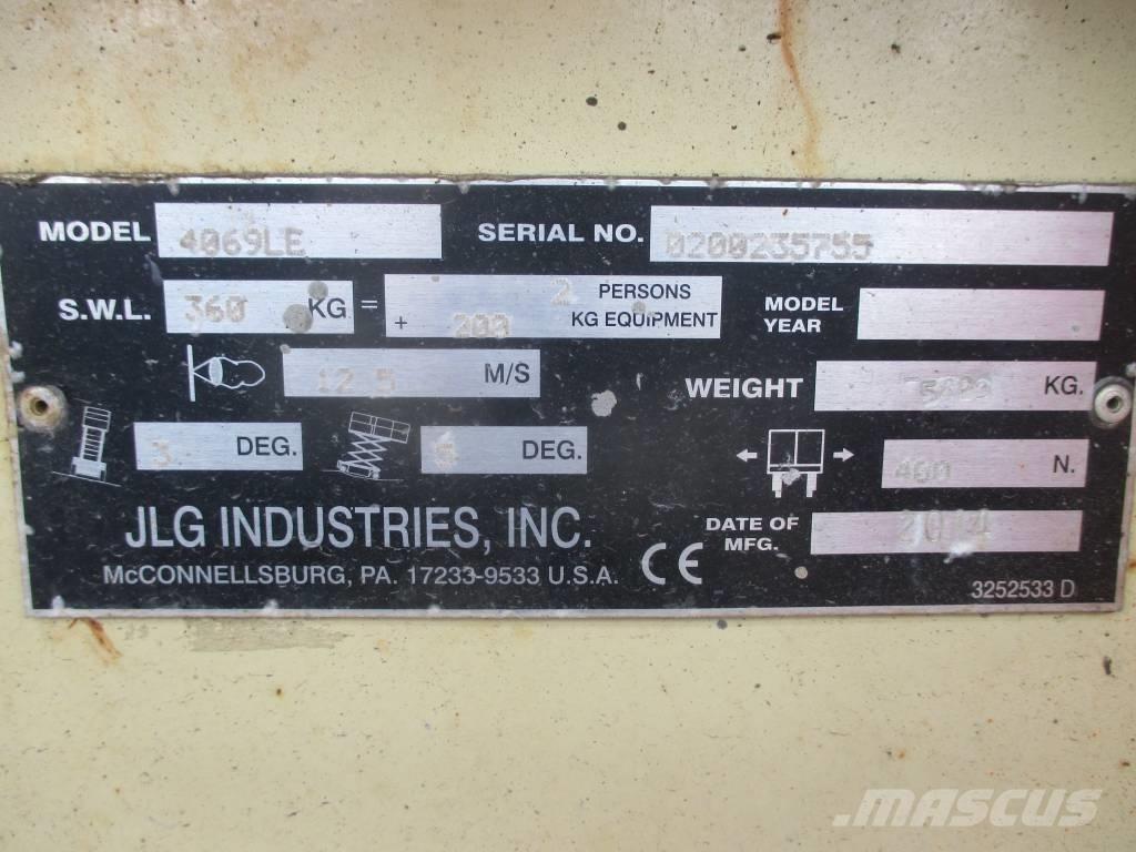 JLG 4069 LE Škaraste platforme