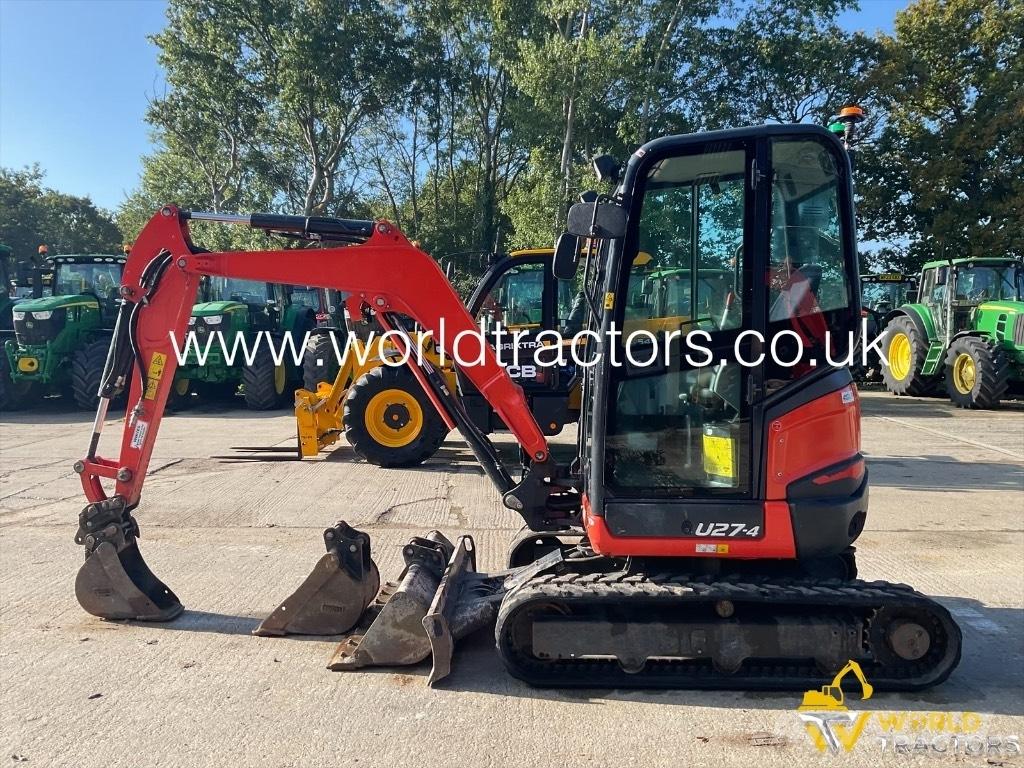 Kubota U 27-4 Mini bageri <7t