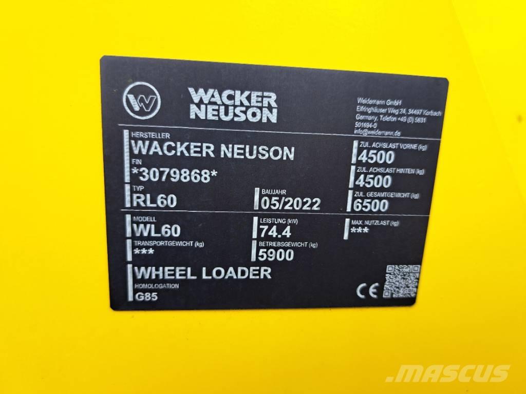 Wacker Neuson WL60 Utovarivači na kotačima