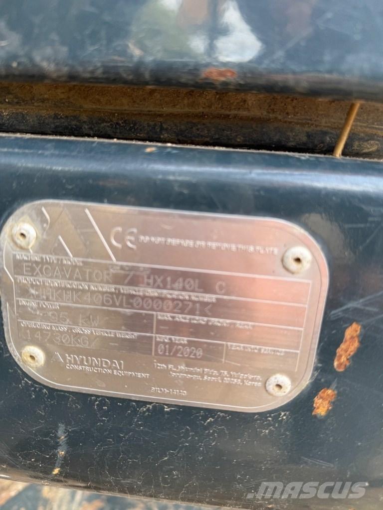 Hyundai HX 140 LC Bageri gusjeničari