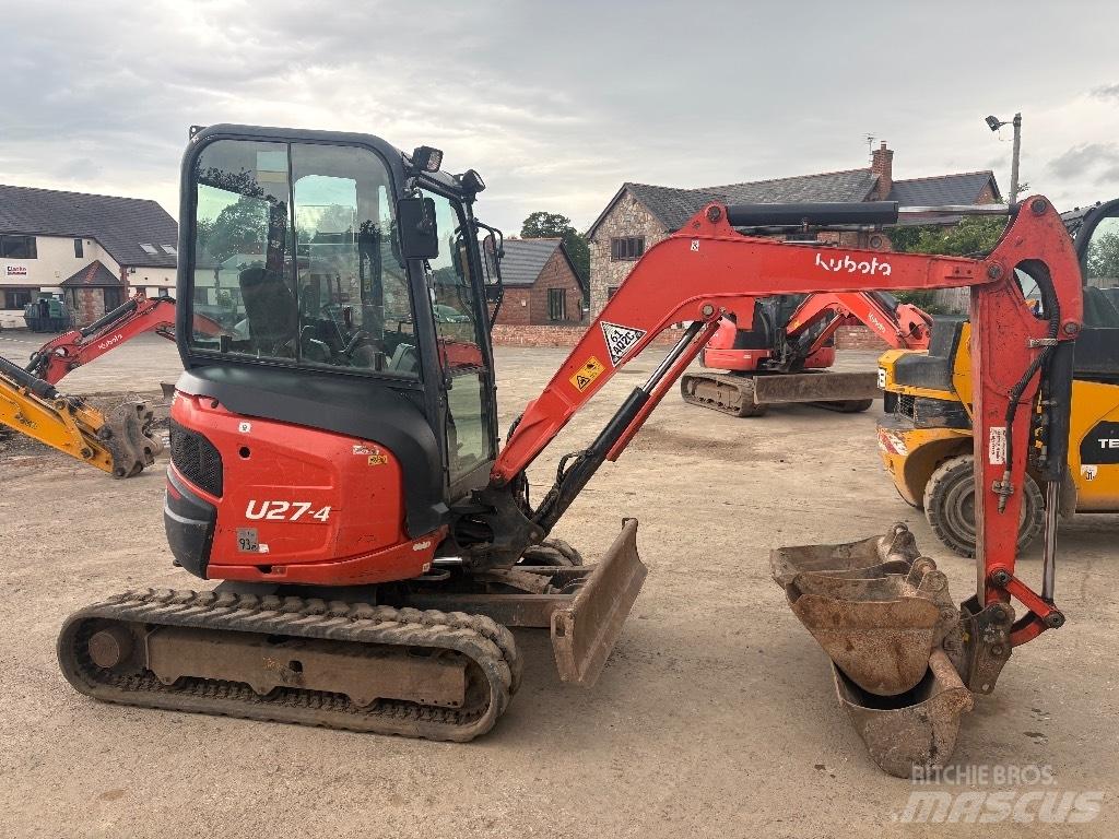 Kubota U 27-4 Mini bageri <7t