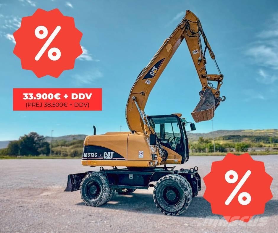CAT M 313 C Bageri na kotačima