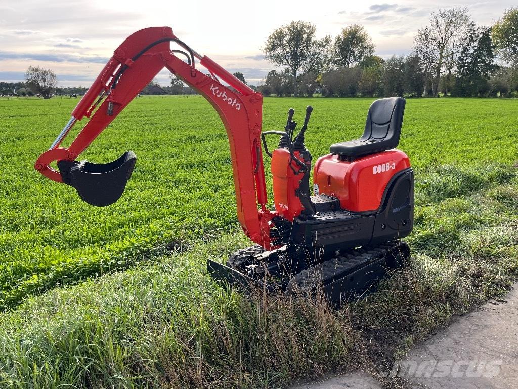 Kubota K 008-3 Mini bageri <7t