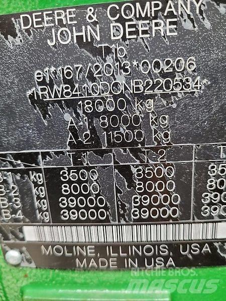 John Deere 8 R 410 Traktori