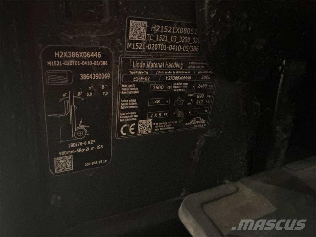 Linde E16P Električni viličari