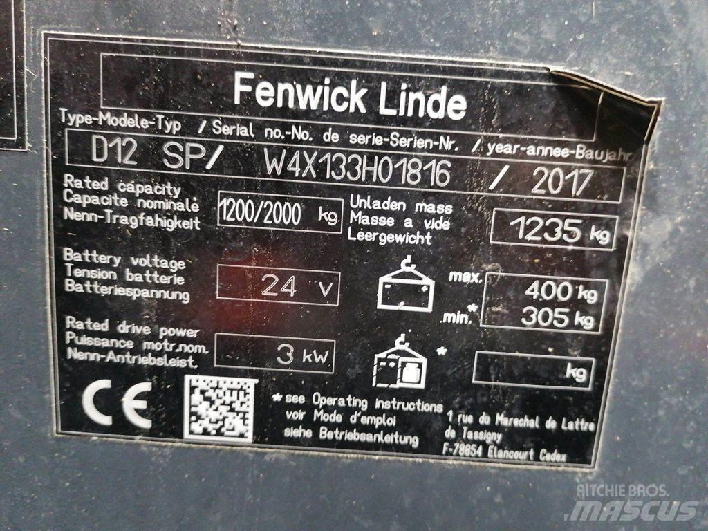 Linde D12 SP Ručni električni viličar