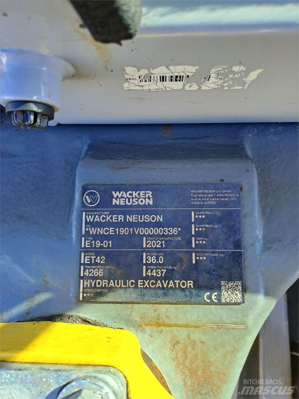 Wacker Neuson ET42 Bageri gusjeničari