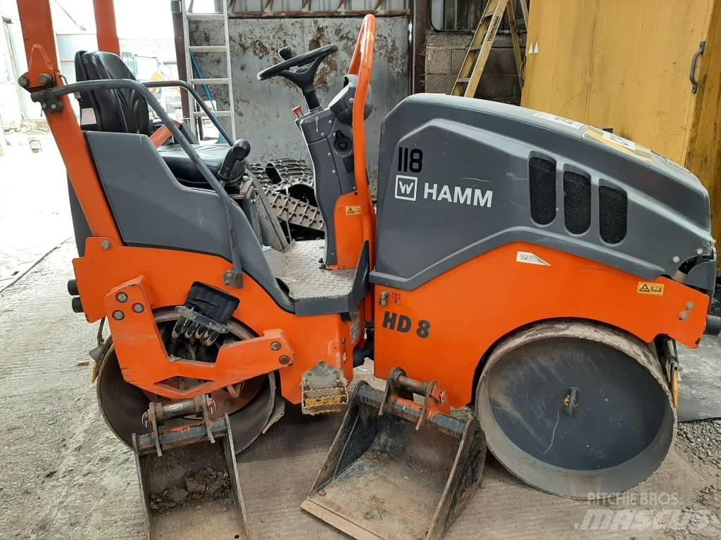 Hamm HD 8 VV Valjci sa dvojnim bubnjem