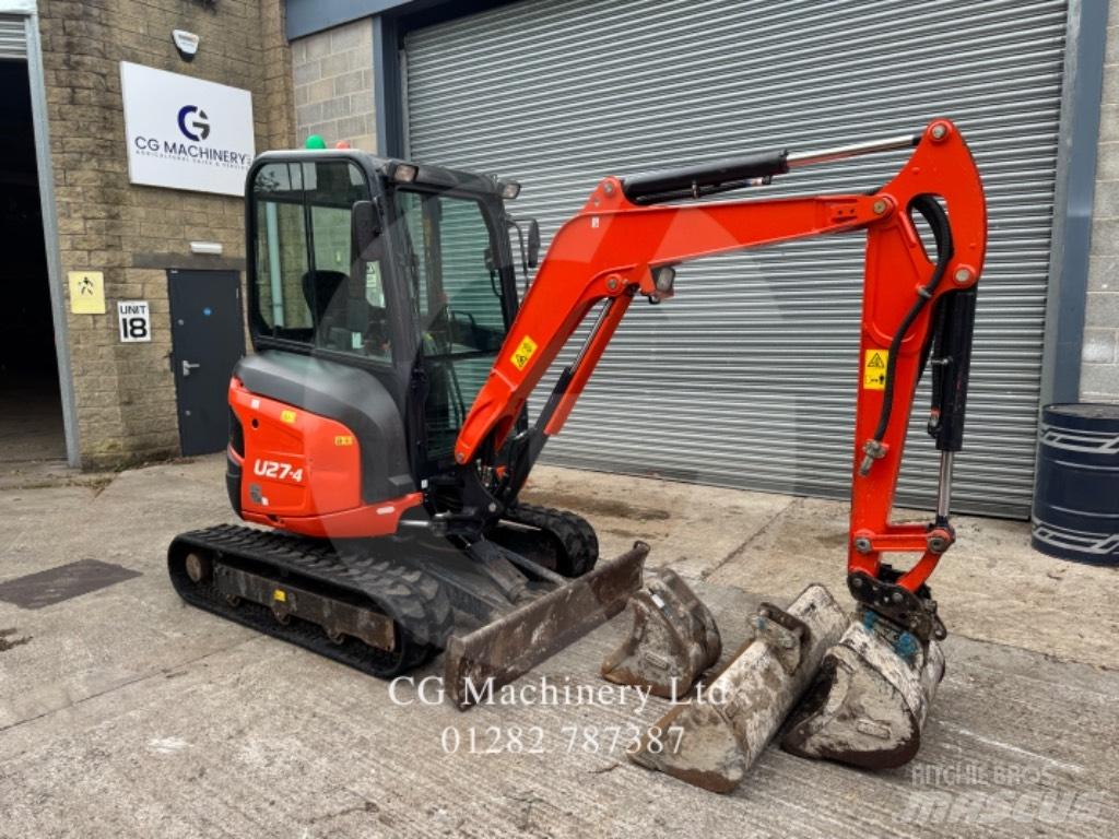 Kubota U 27-4 Mini bageri <7t