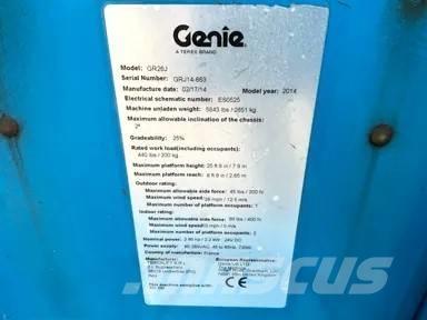 Genie GR 26 J Vertikalne radne podizne platforme
